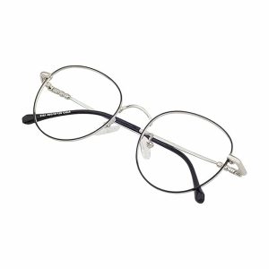 Round Shape Blue Cut Antiglare Computer Eyeglasses For Men And Women
